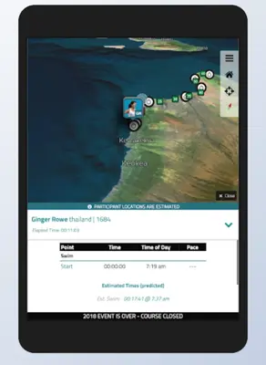 IRONMAN Tracker android App screenshot 1